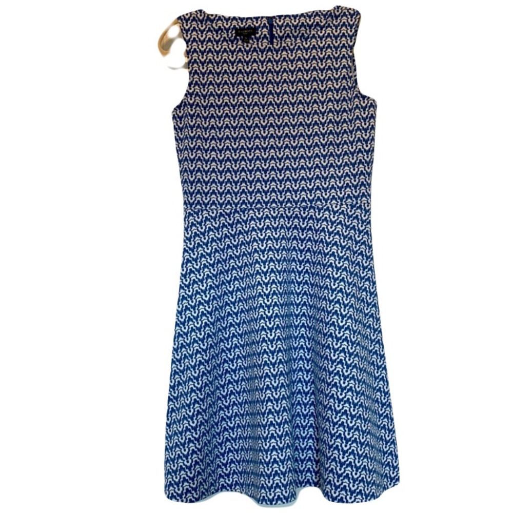 Talbots sleeveless fit and flare dress